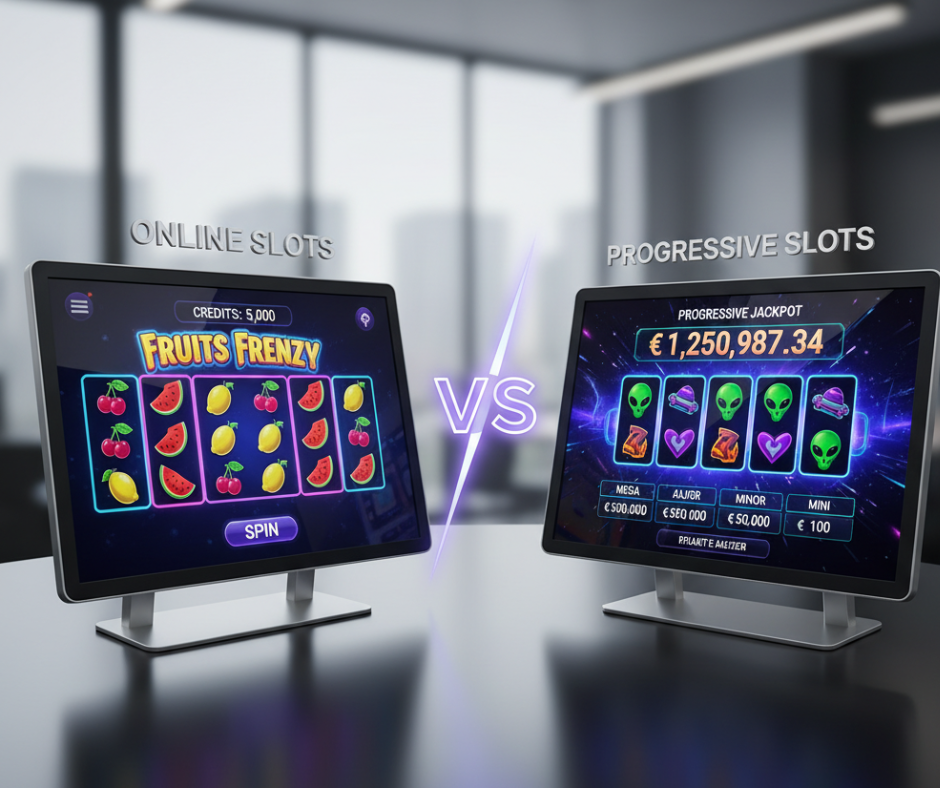 Online Slots vs Progressive Slots