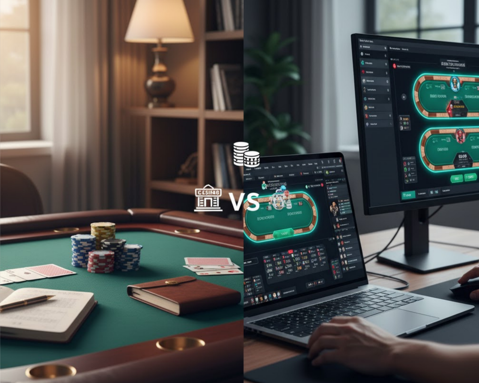 Casino vs. Online Poker